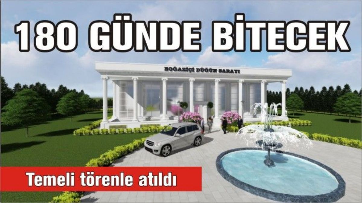 Boğaziçi Düğün Salonu Temeli Atıldı