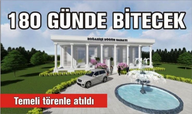 Boğaziçi Düğün Salonu Temeli Atıldı